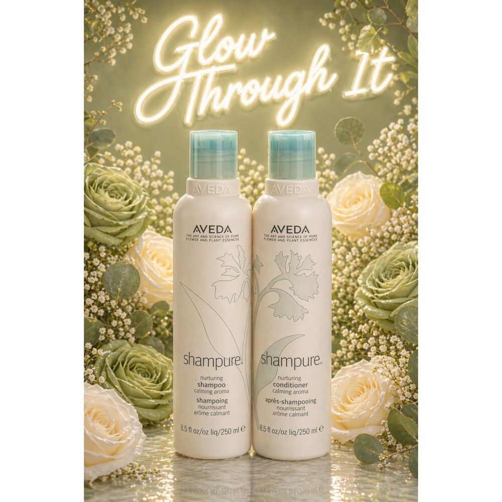 Aveda Shampure Nurturing Shampoo & Conditioner Set Fine - Medium Hair 8.5 oz NEW - Picture 1 of 12